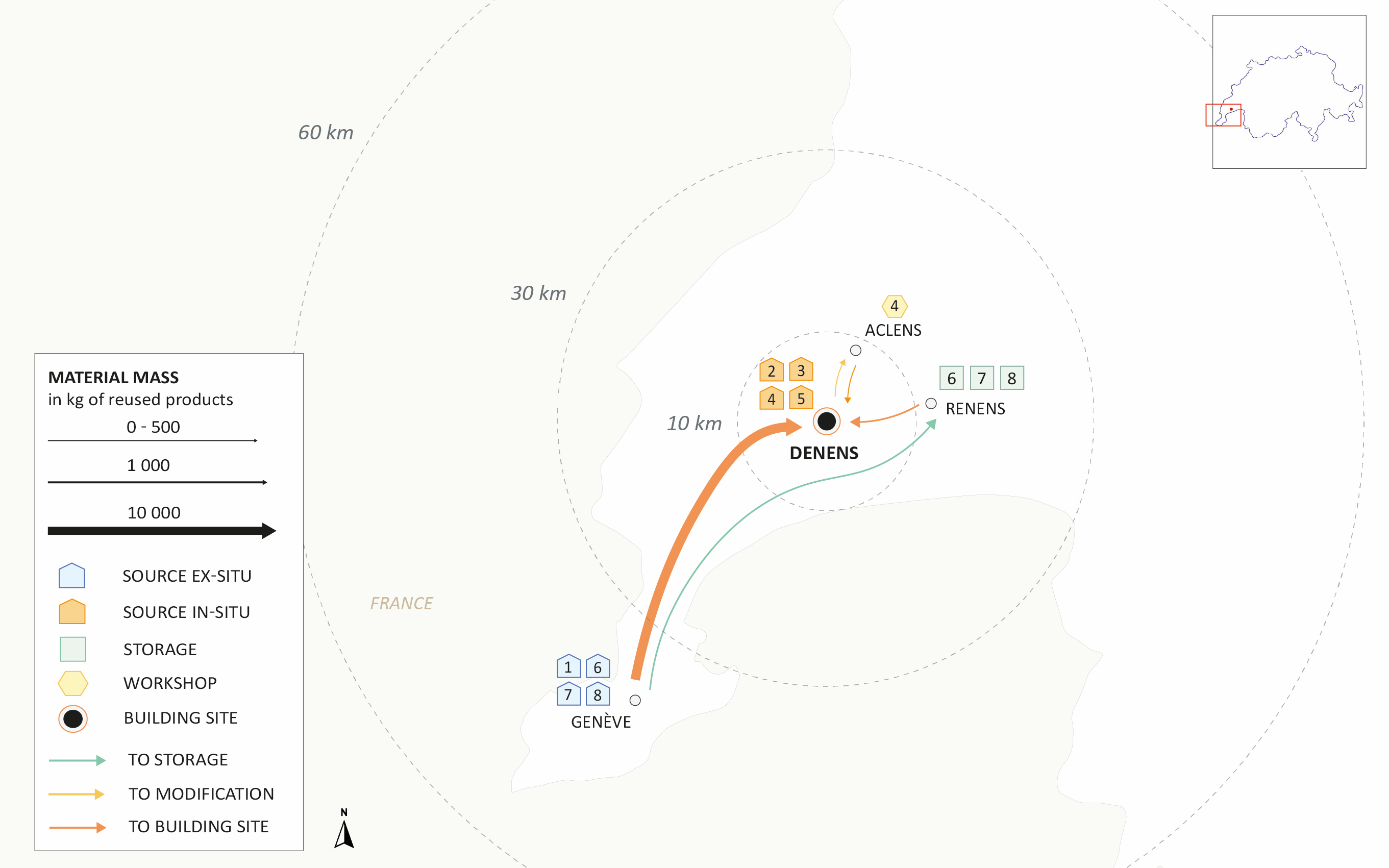 Reuse map